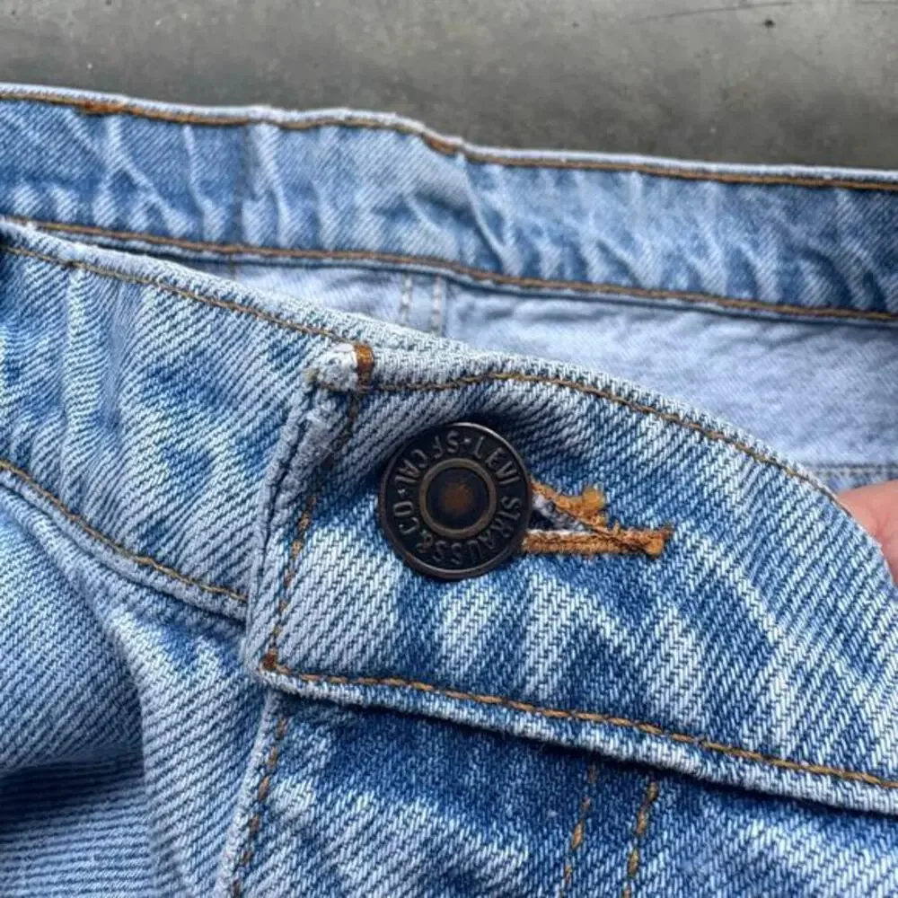 Vintage 90s Light wash Levis Orange Tab‎ Jorts